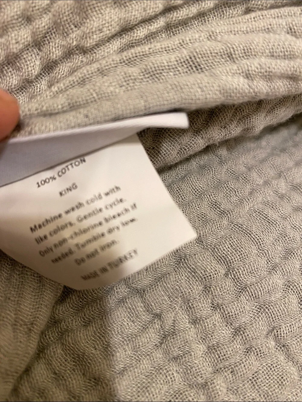 Parachute Cotton Light Gray King Size Pillow Cover Set - Soft Everyday Pair
